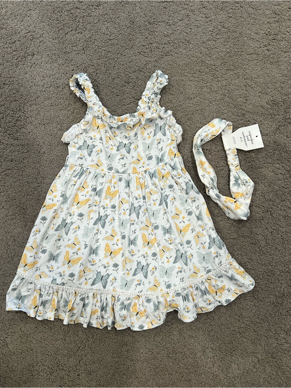 Butterfly Dress with Headband